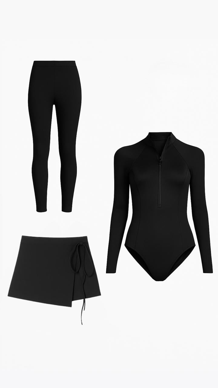 SWIM SET - BLACK