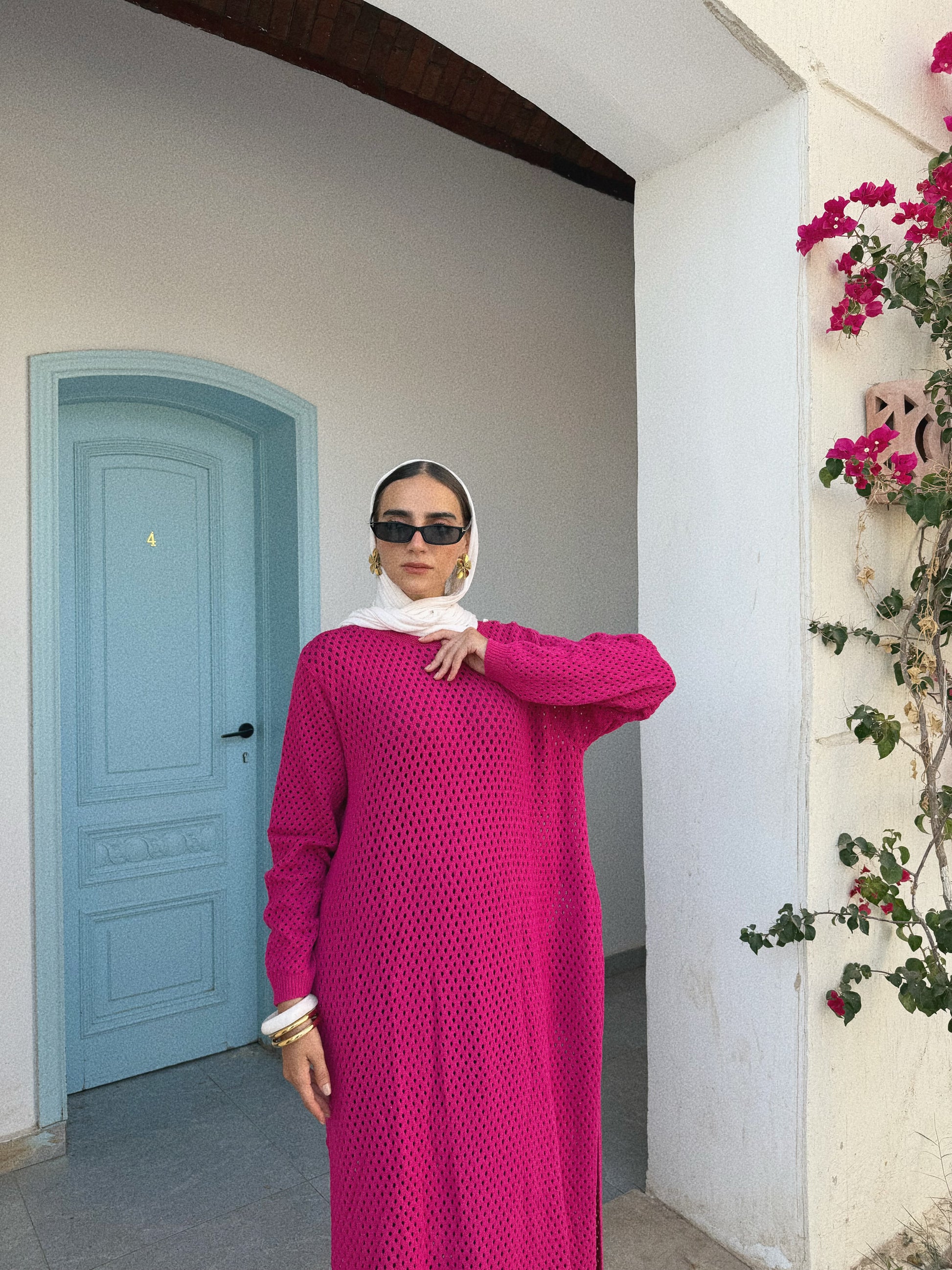 SUMMER KNIT COVER UP - HOT BINK
