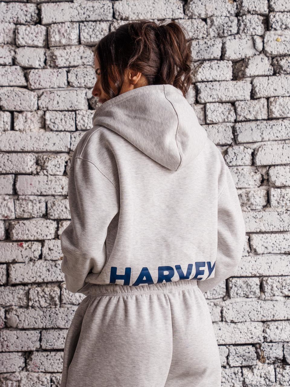 SOFT CROPPED SET - HEATHER GREY