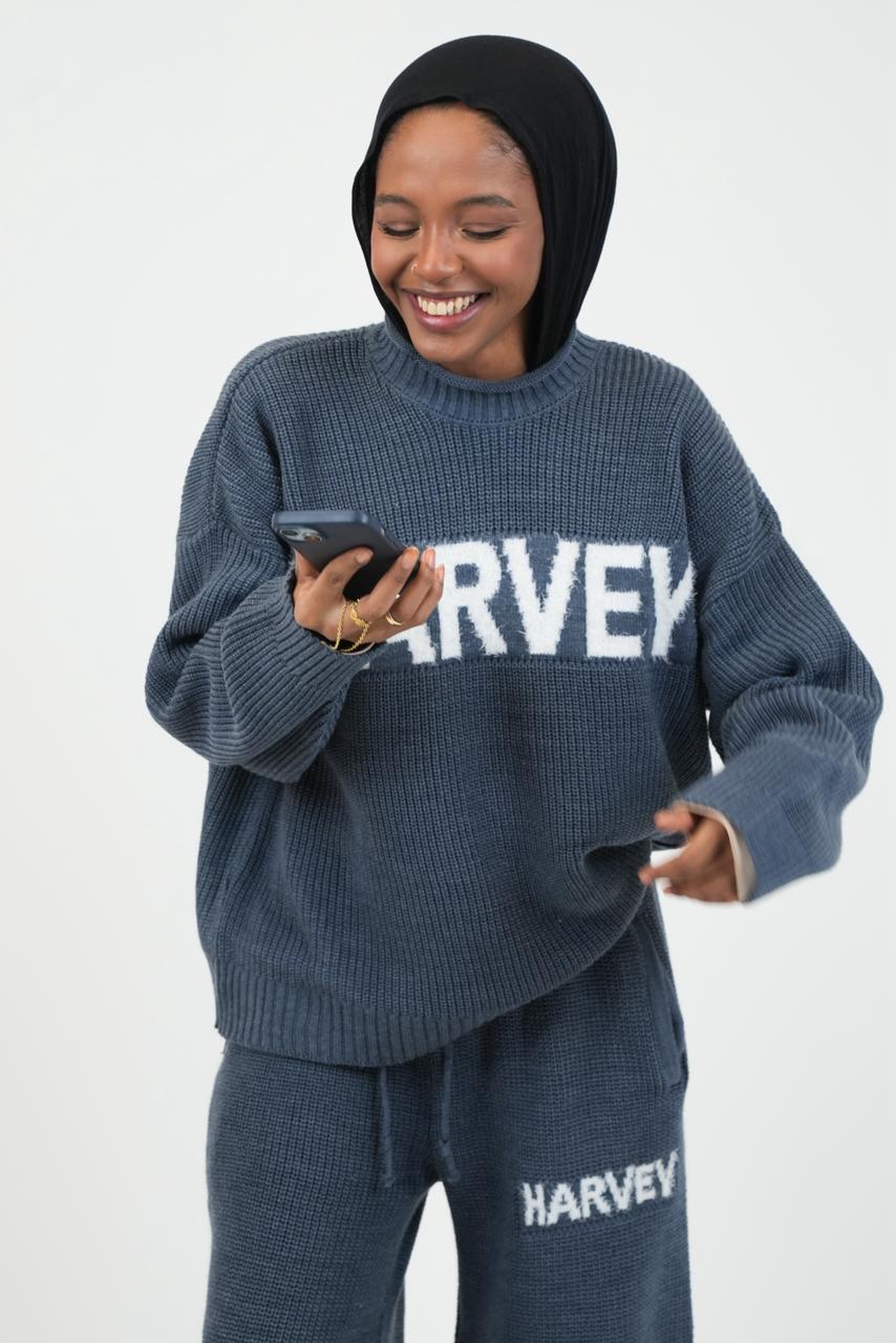 UNISEX KNITCORE SET - PETROL BLUE