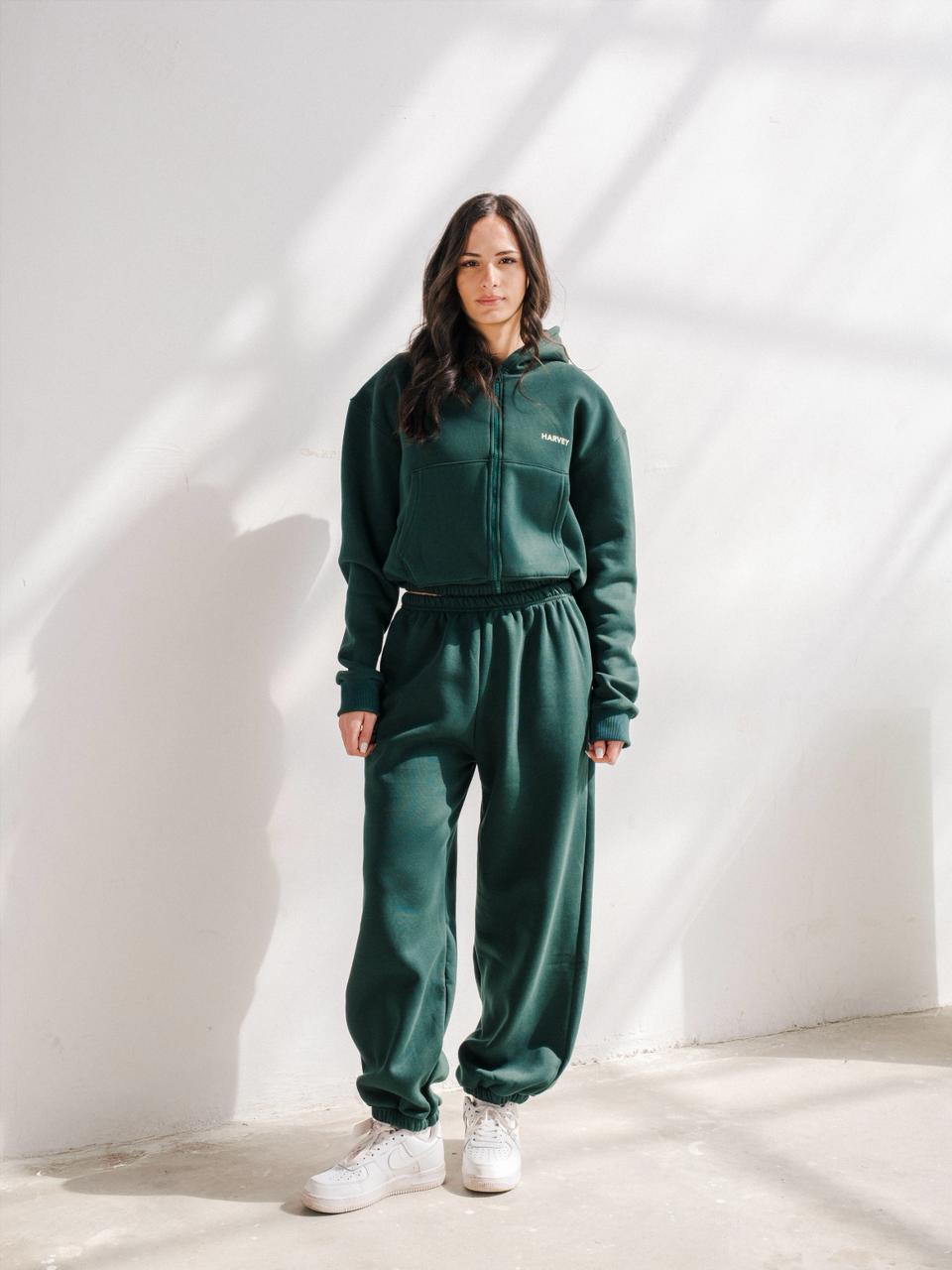 SOFT CROPPED SET - DEEP GREEN