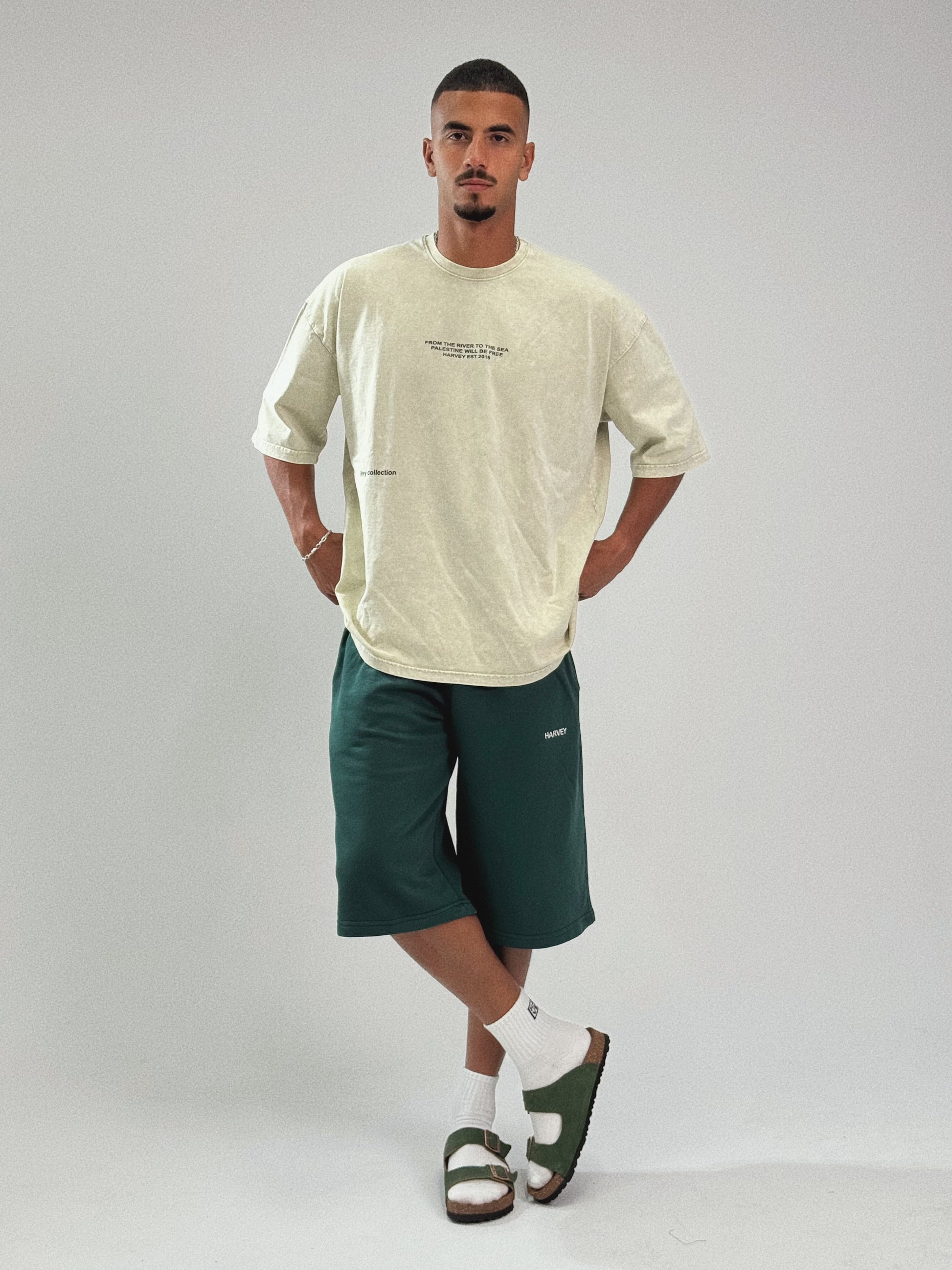 HARVEY SHORTS - OLIVE