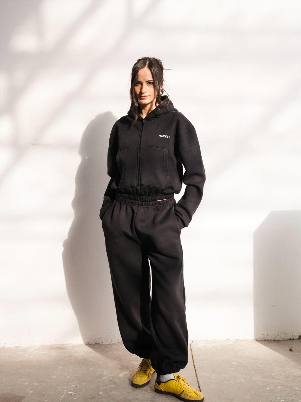 SOFT CROPPED SET - BLACK