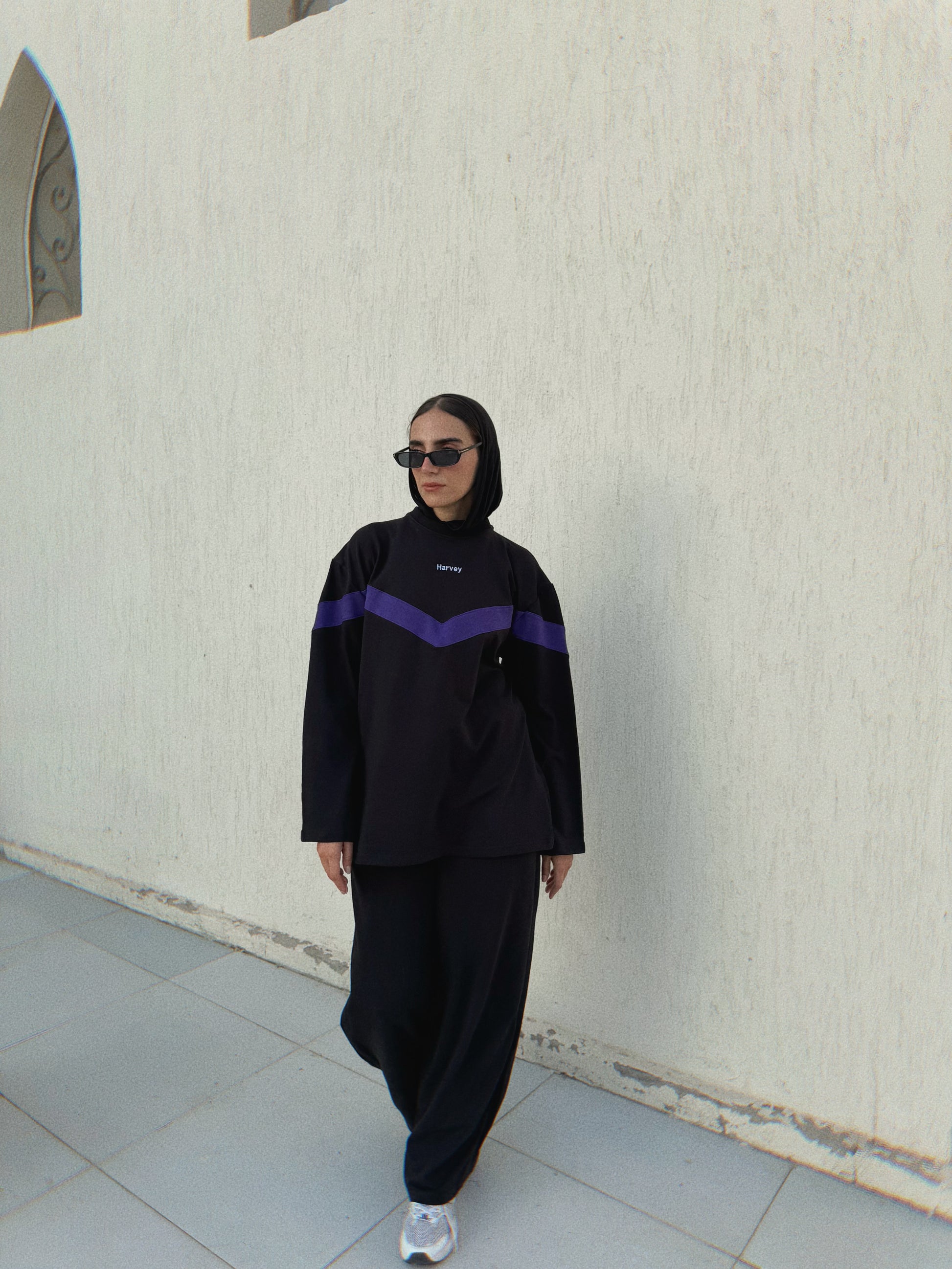 SUMMER TRACKSUIT - BLACK X PURPLE