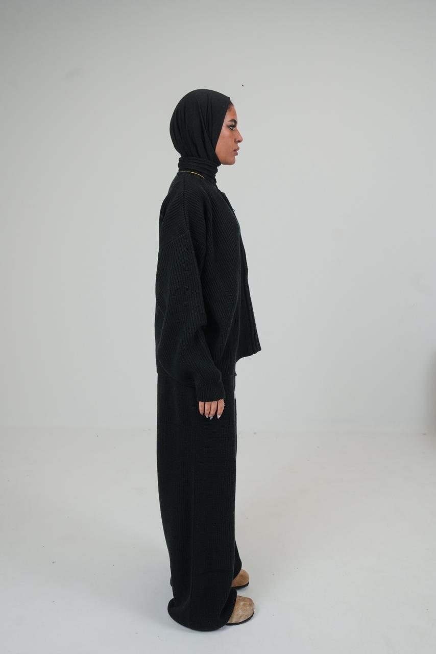 THE FLOW ZIP SET - BLACK