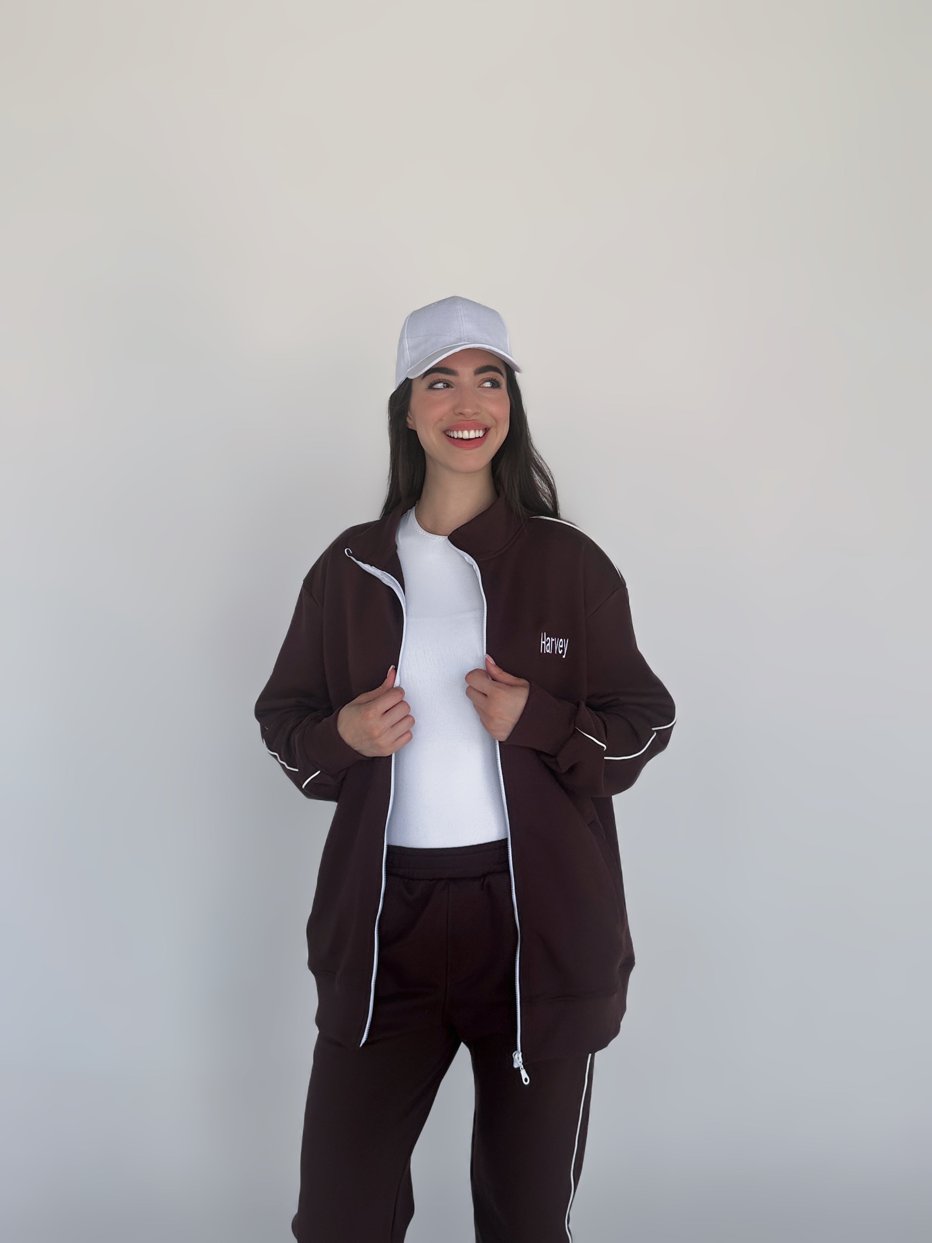 Harvey zip up set