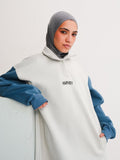 DAILY HOODIE DRESS - Silver