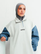 DAILY HOODIE DRESS - Silver