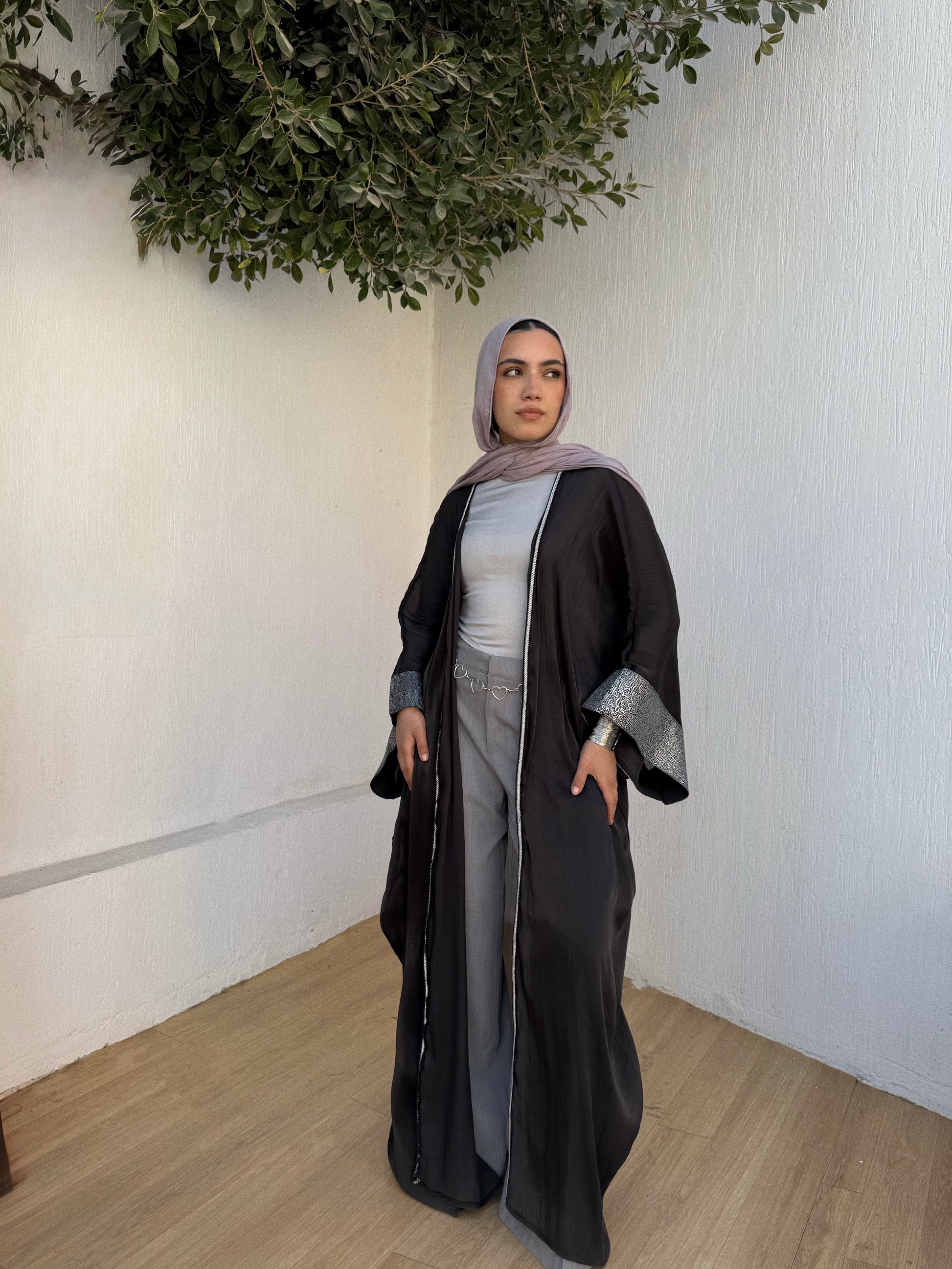 Qamar Cardigan Black