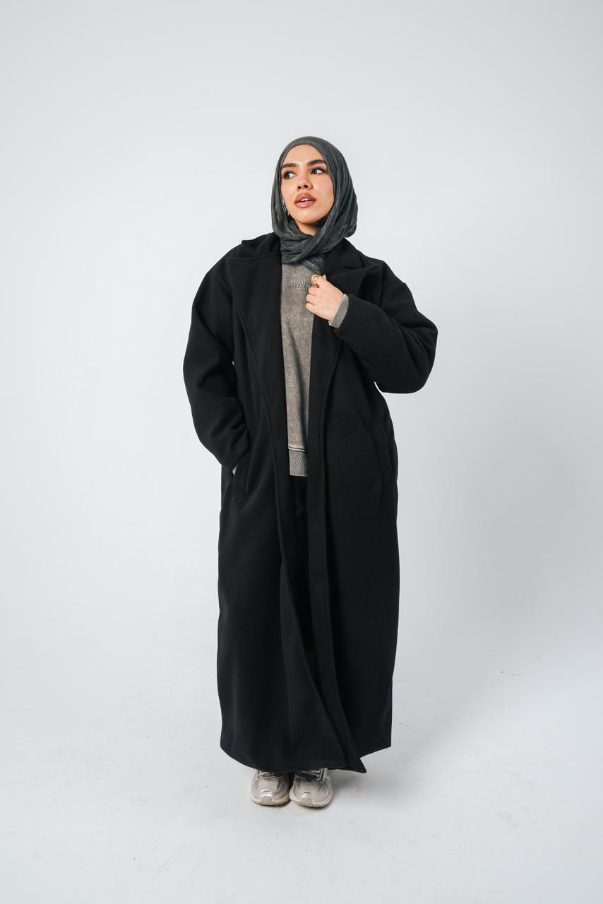OVERSIZED COAT - BLACK