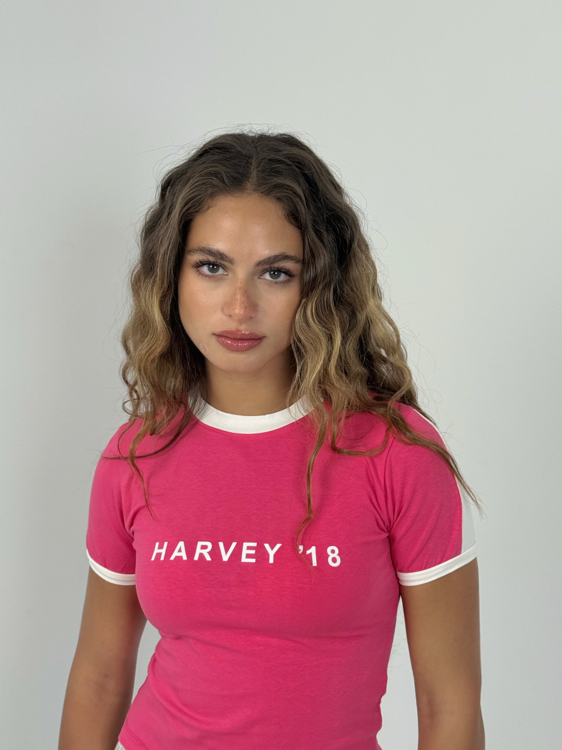 HARVEY ‘18 TOP - HOT PINK