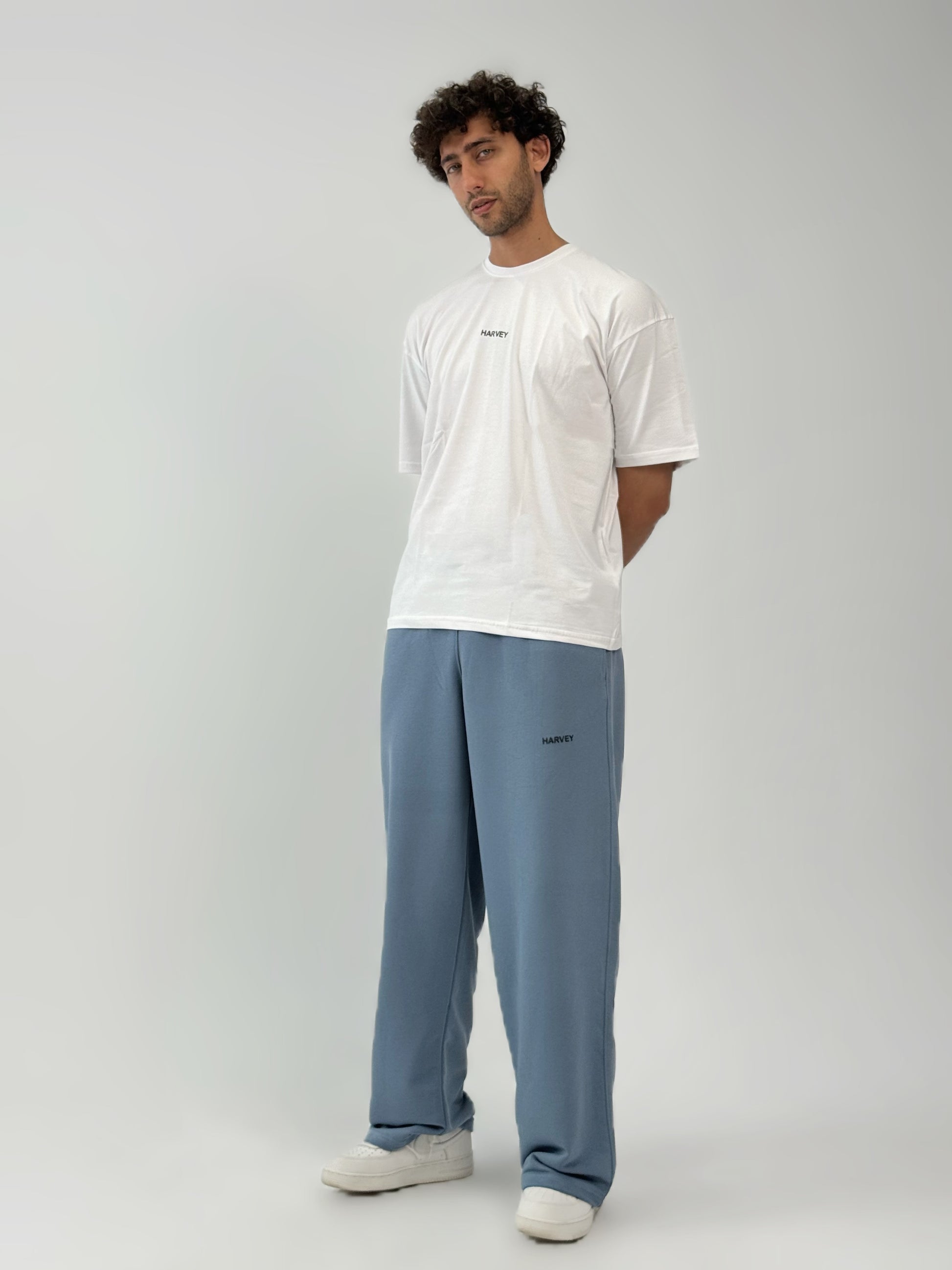 MALE SWEATPANTS - BABY BLUE