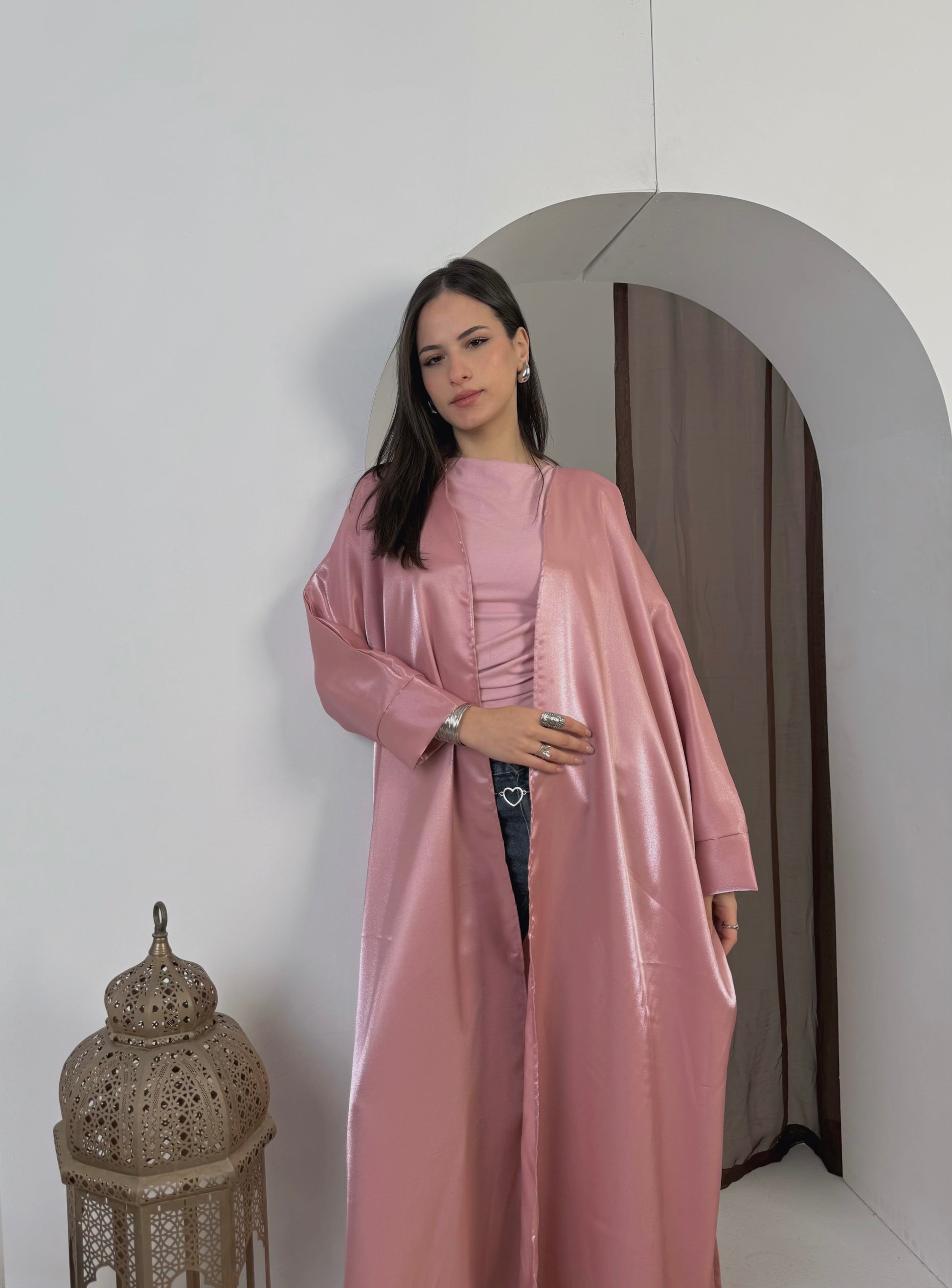 Rose pink Shimmer Cardigan