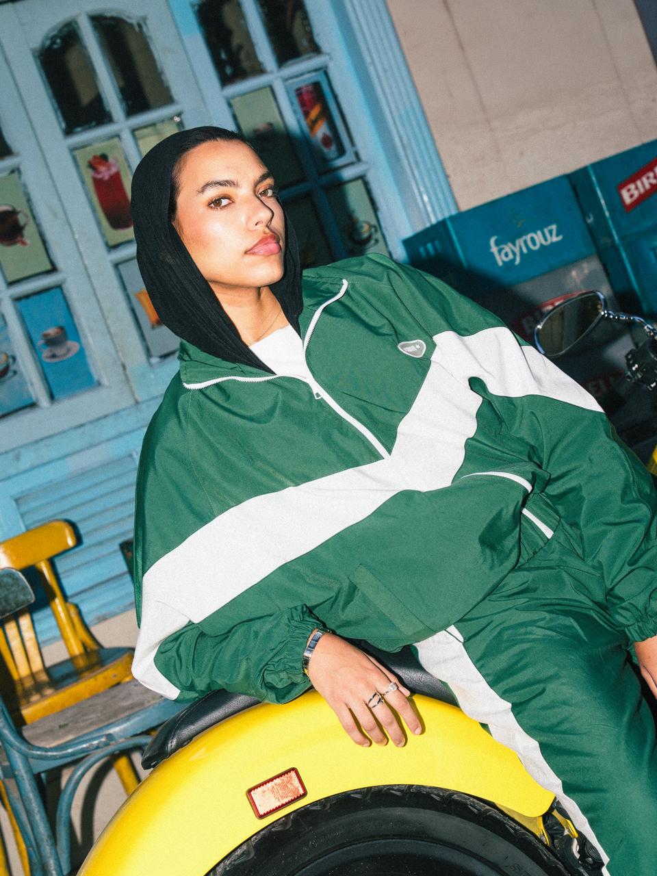 RETRO SET GREEN X WHITE