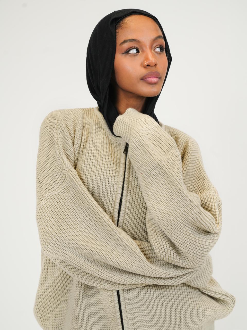 THE FLOW ZIP SET - LATTE