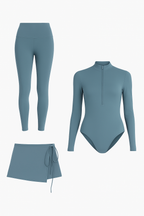 SWIM SET - TEAL BLUE