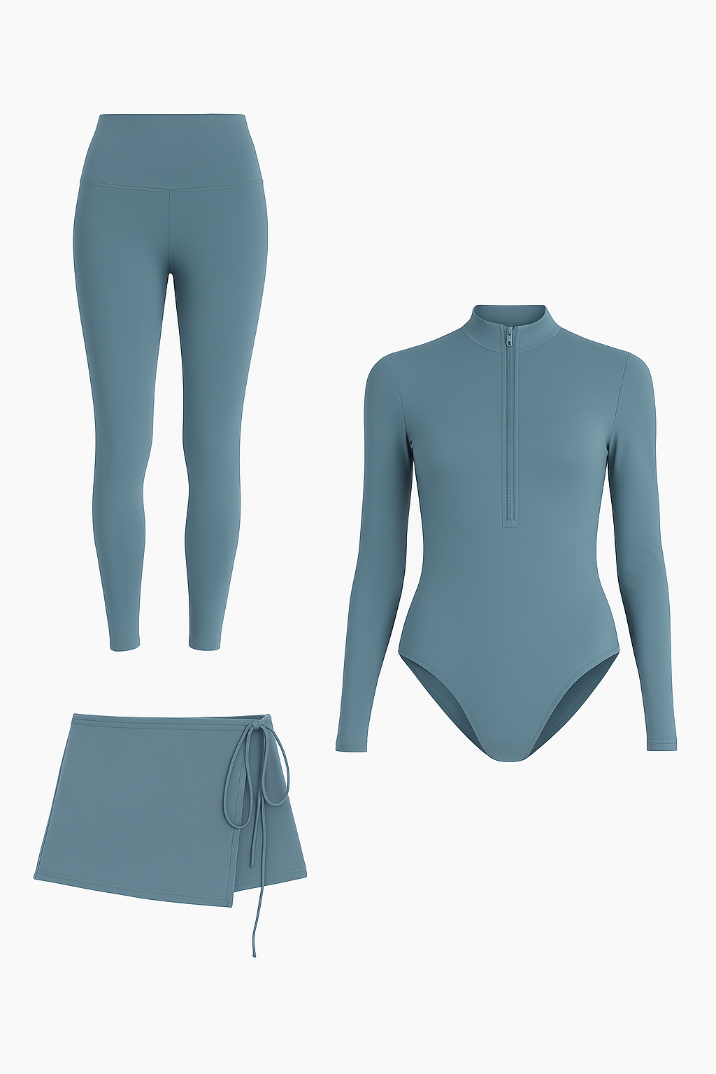SWIM SET - TEAL BLUE