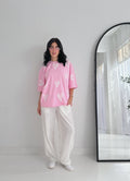 WIDE LEG LINEN PANTS
