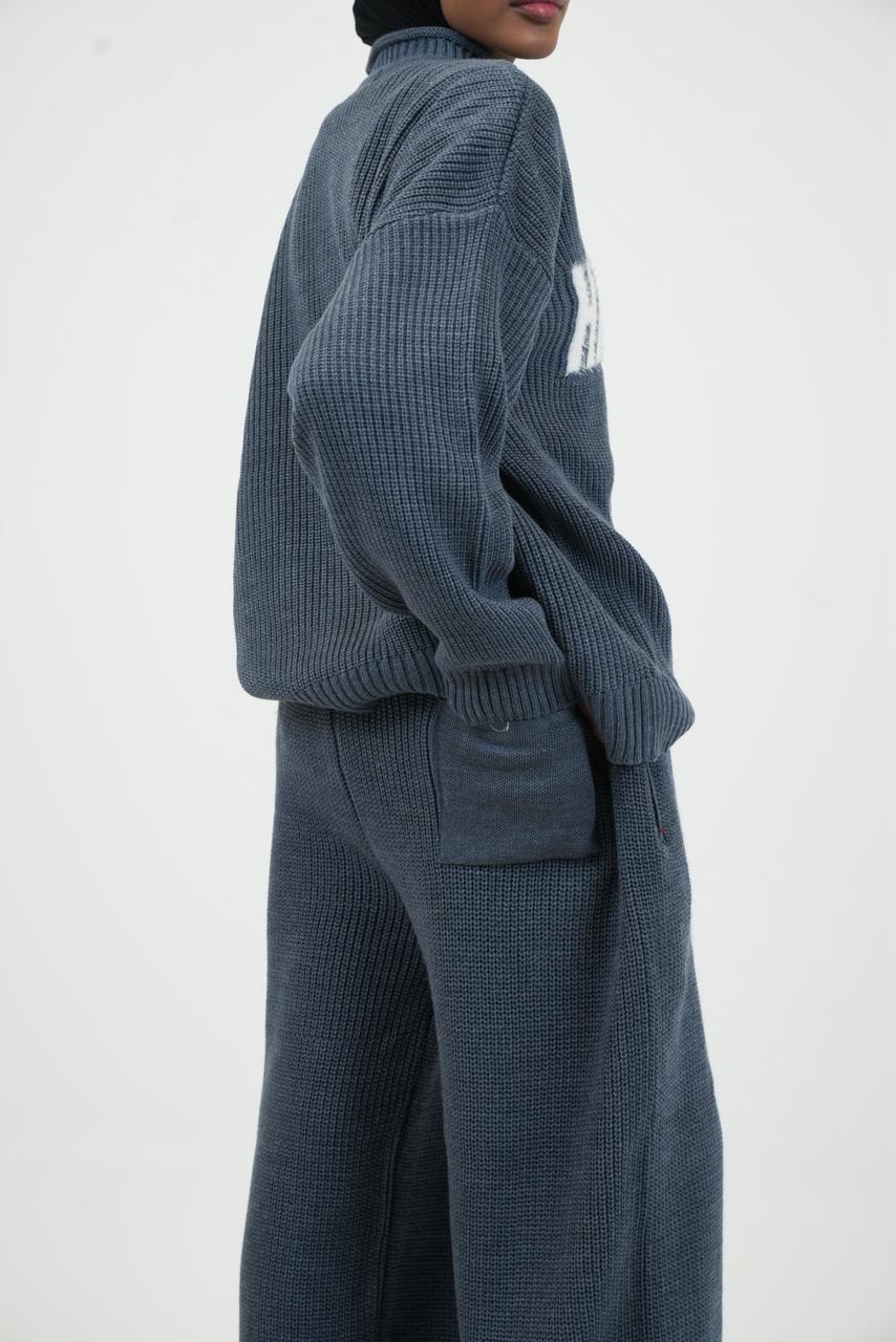 UNISEX KNITCORE SET - PETROL BLUE