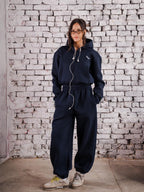 SOFT CROPPED SET - NAVY Blue