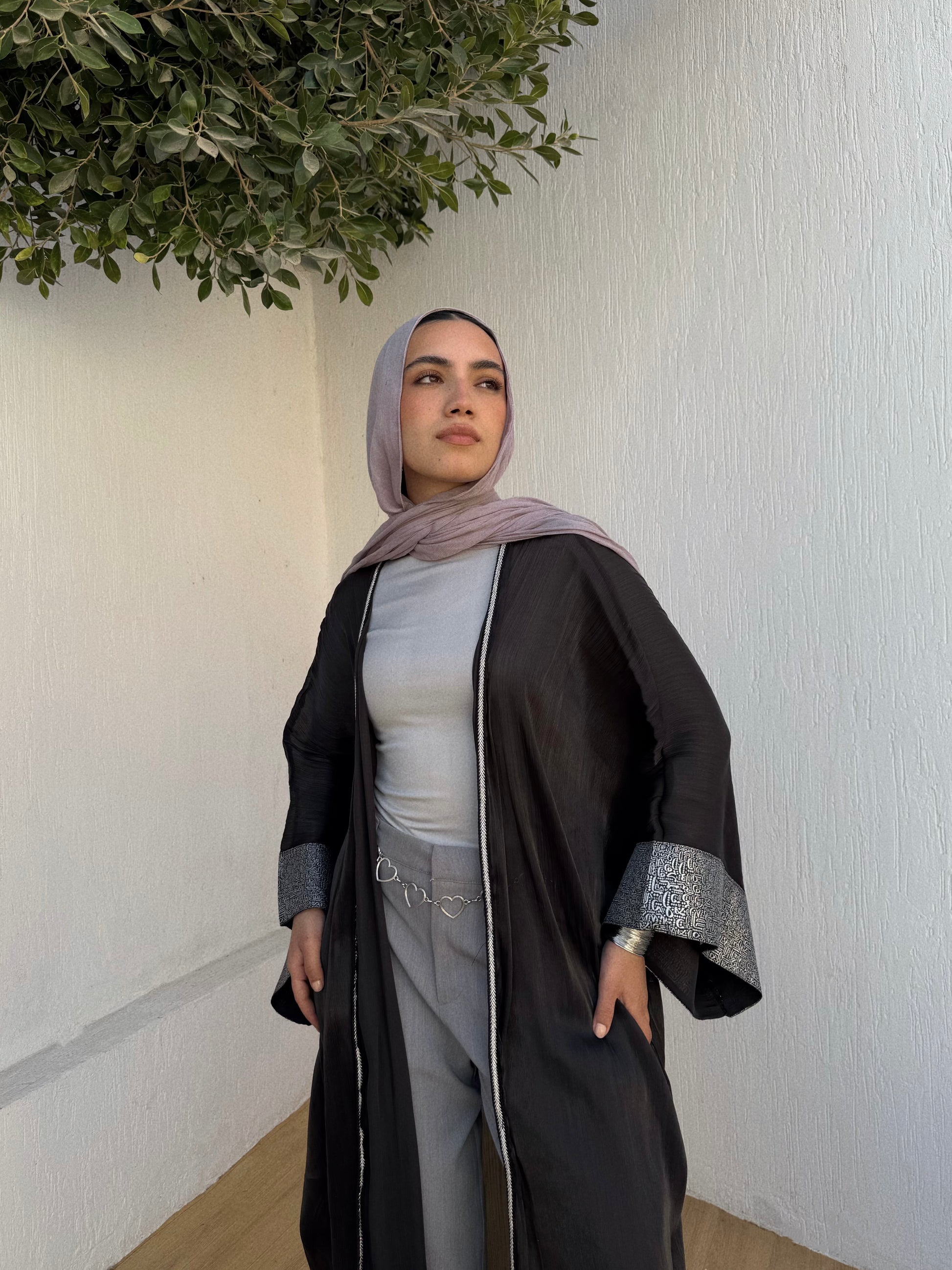 Qamar Cardigan Black
