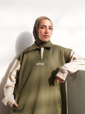 DAILY HOODIE DRESS - Olive