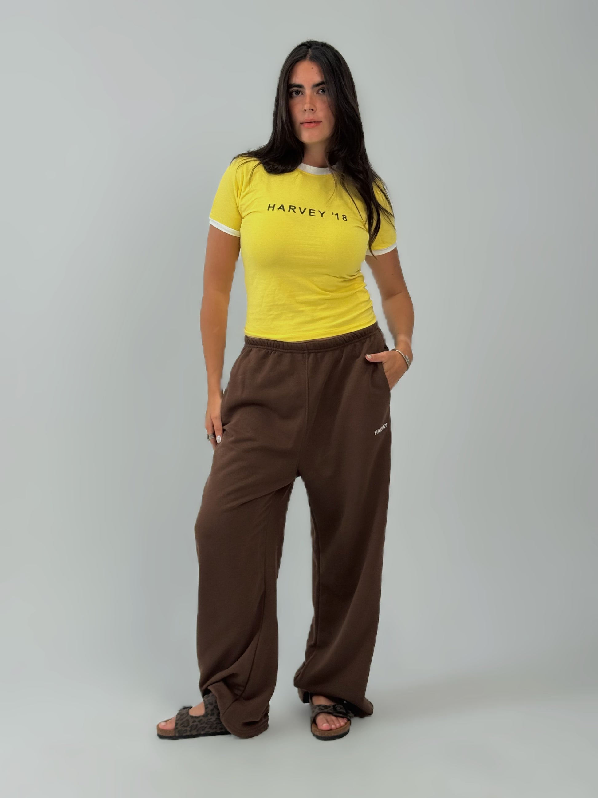 COMFORT FLOW PANTS - BROWN