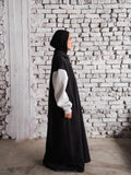 DAILY HOODIE DRESS - Black