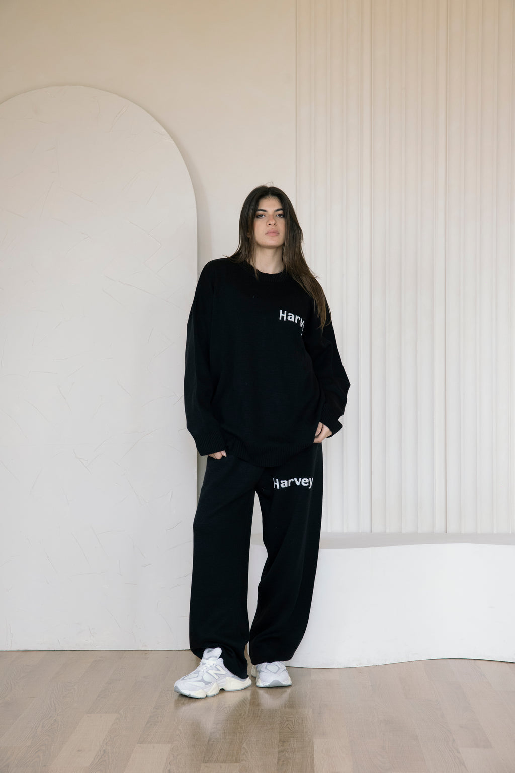 Oversized Jumper Set - Navy Blue