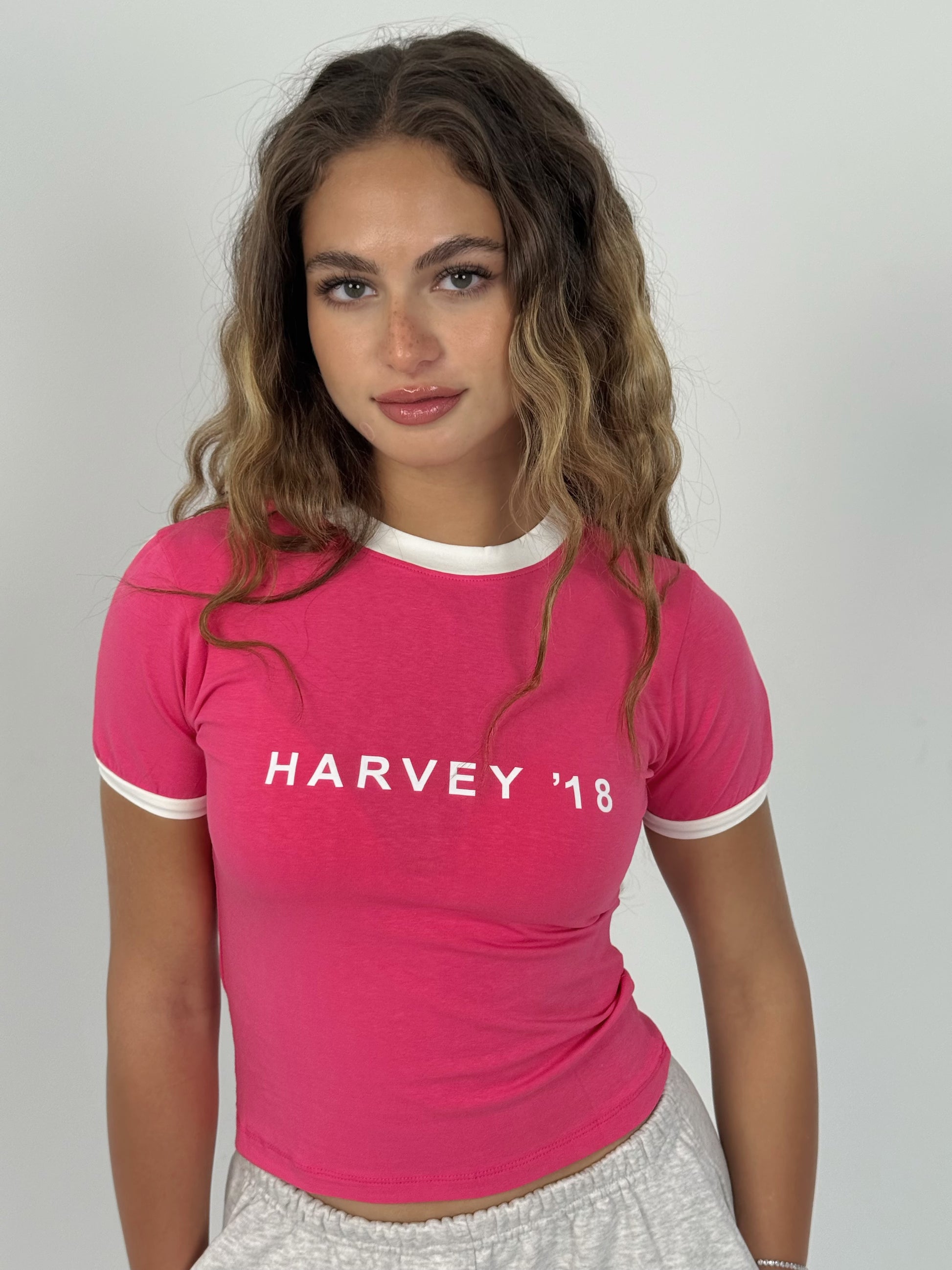 HARVEY ‘18 TOP - HOT PINK