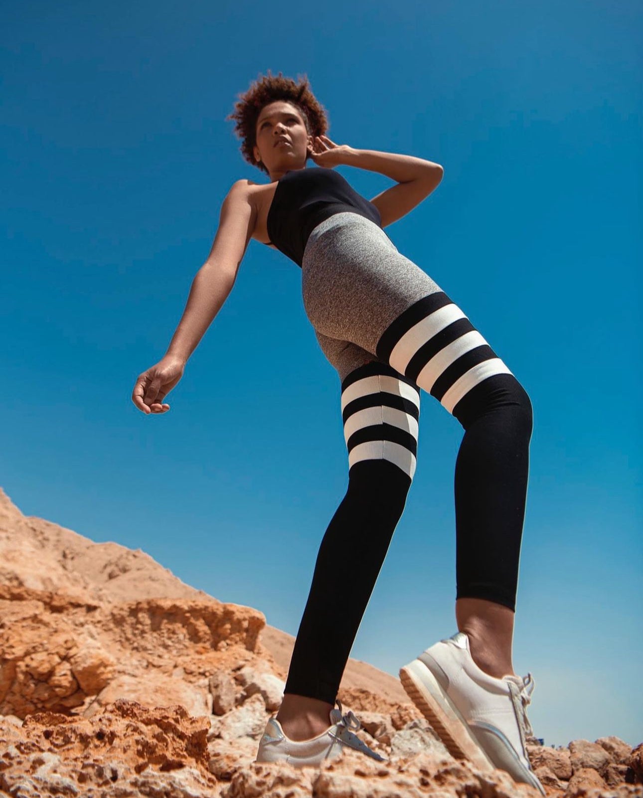 STRIPPED LEGGINGS