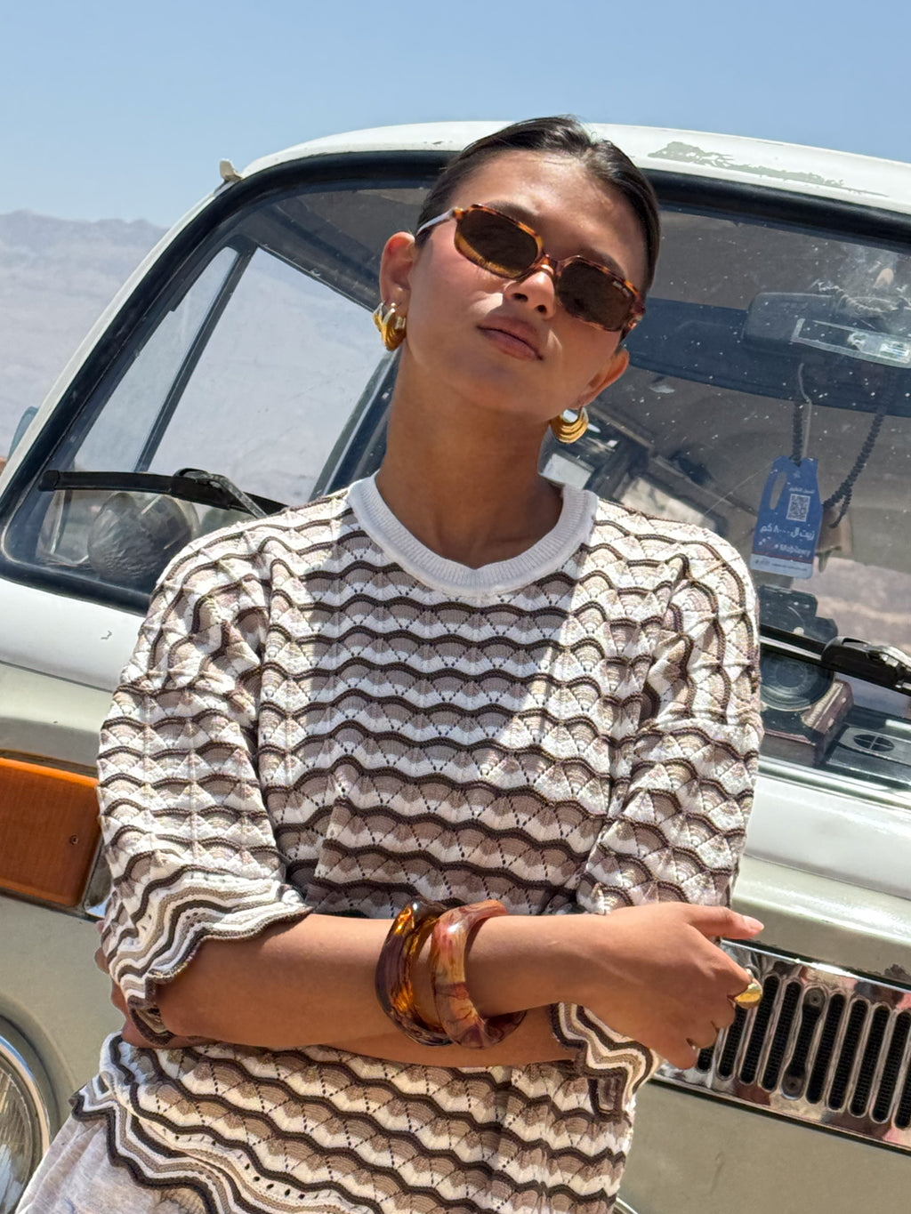 LIORA TOP - COCOA CREAM