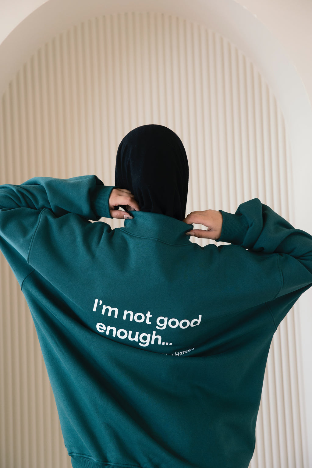 Half Zip-up Collar Set