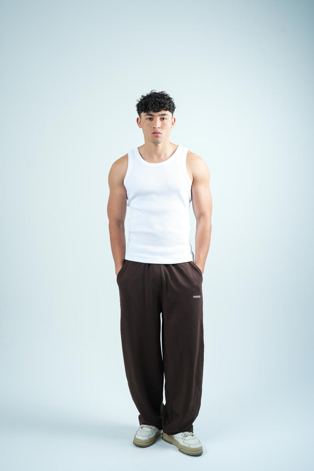 BALLOON PANTS - BROWN