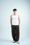 BALLOON PANTS - Brown