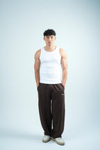 BALLOON PANTS - Brown