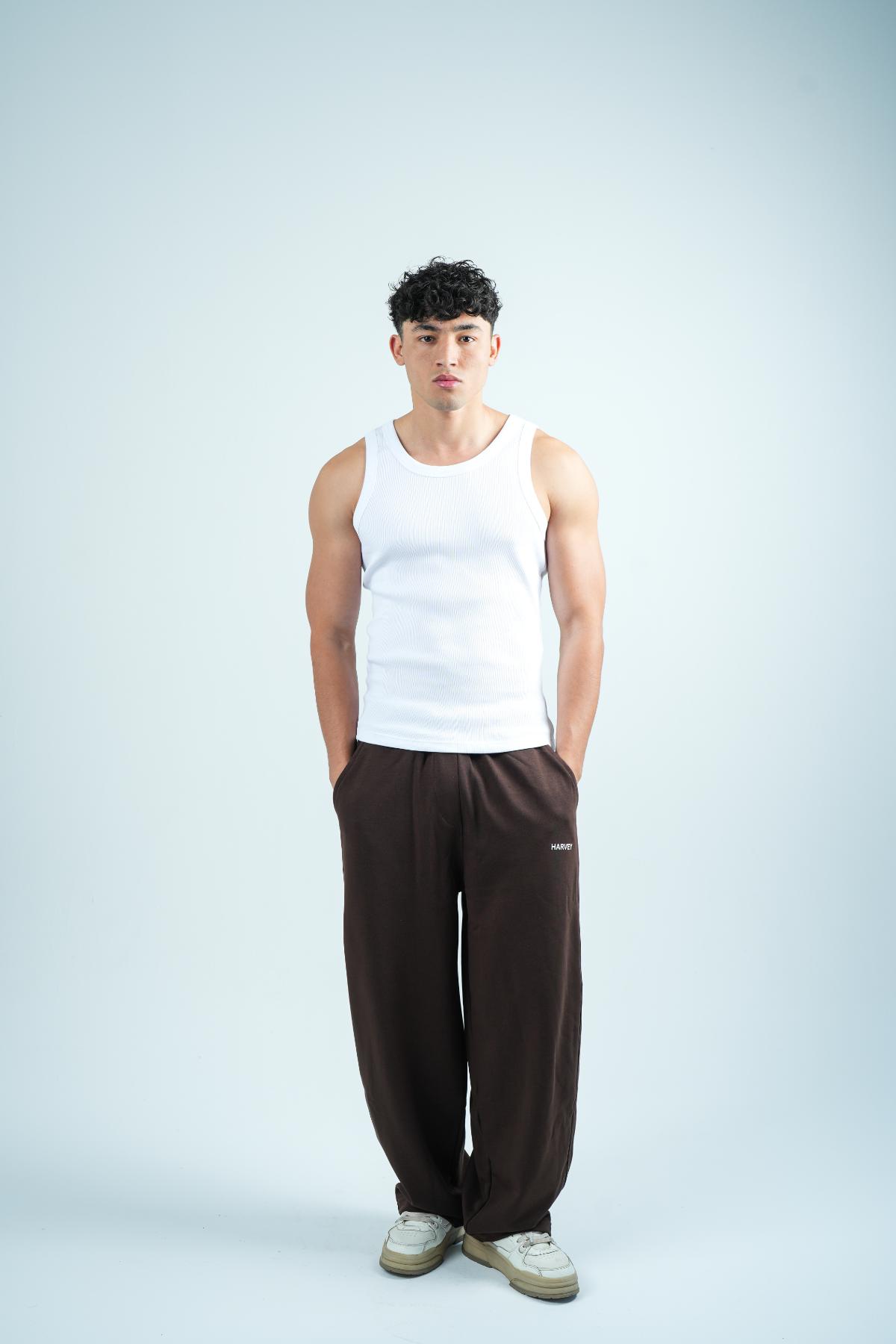 BALLOON PANTS - BROWN