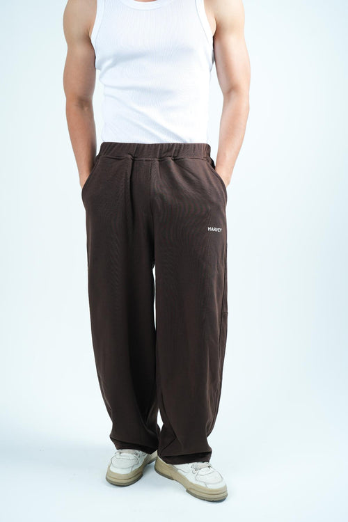 BALLOON PANTS - Brown