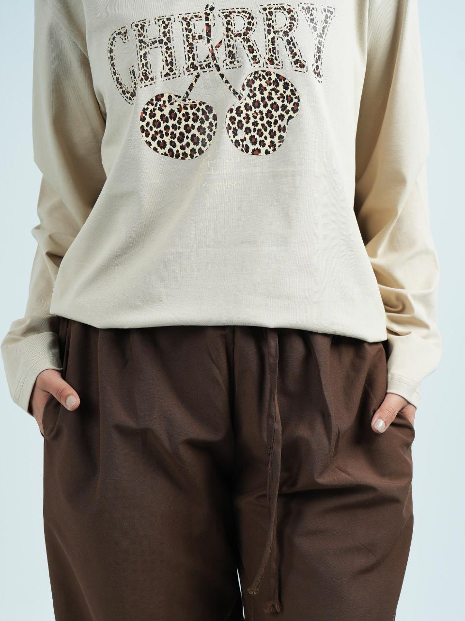 CHERRY LEOPARD TEE