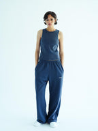 COMFY FLOW PANTS - PETROL Blue