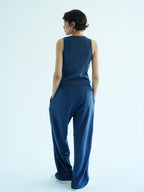COMFY FLOW PANTS - PETROL Blue