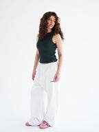 COMFY FLOW PANTS - White