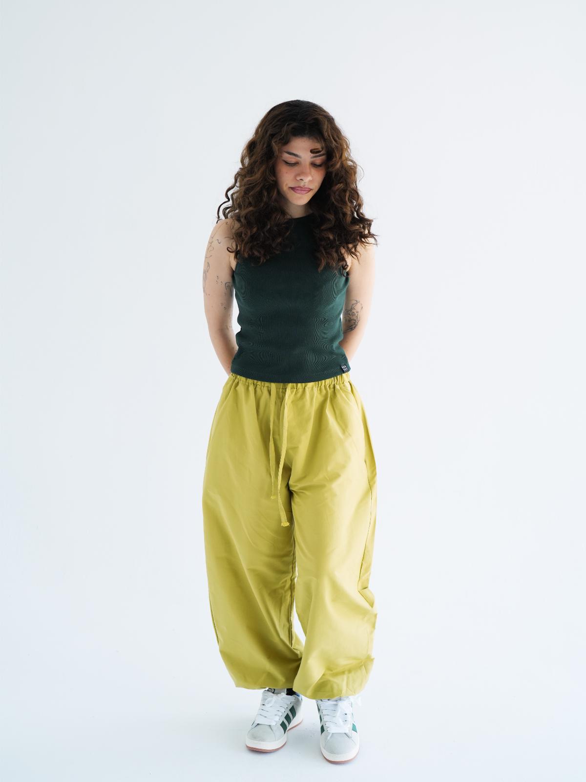 AIRY BALLON PANTS - MUSTARD YELLOW