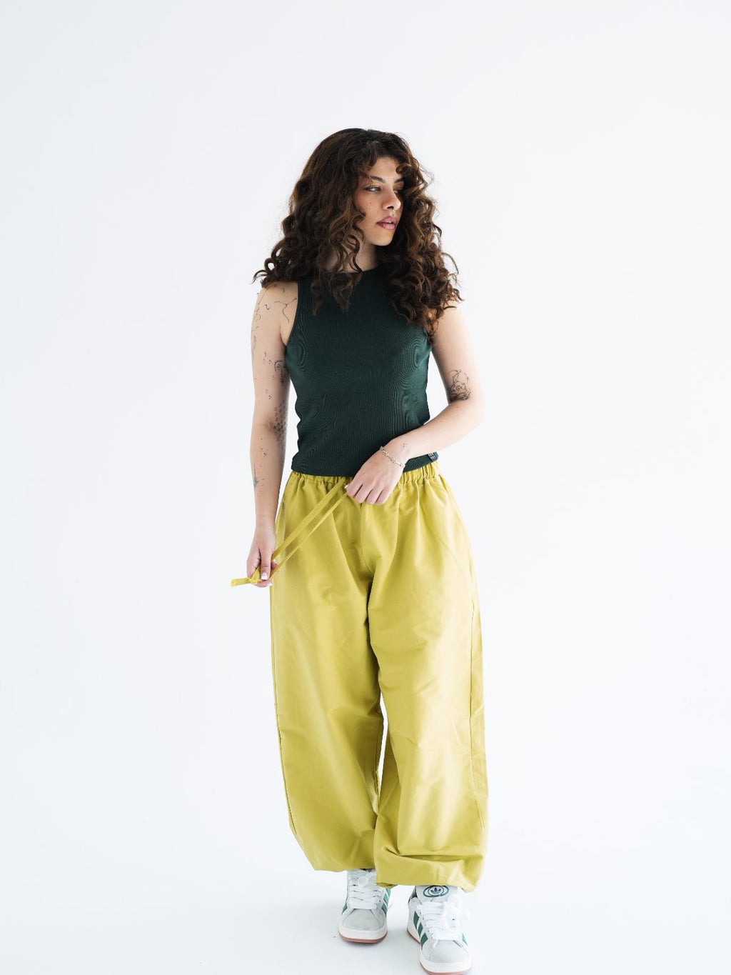 AIRY BALLON PANTS - MUSTARD YELLOW