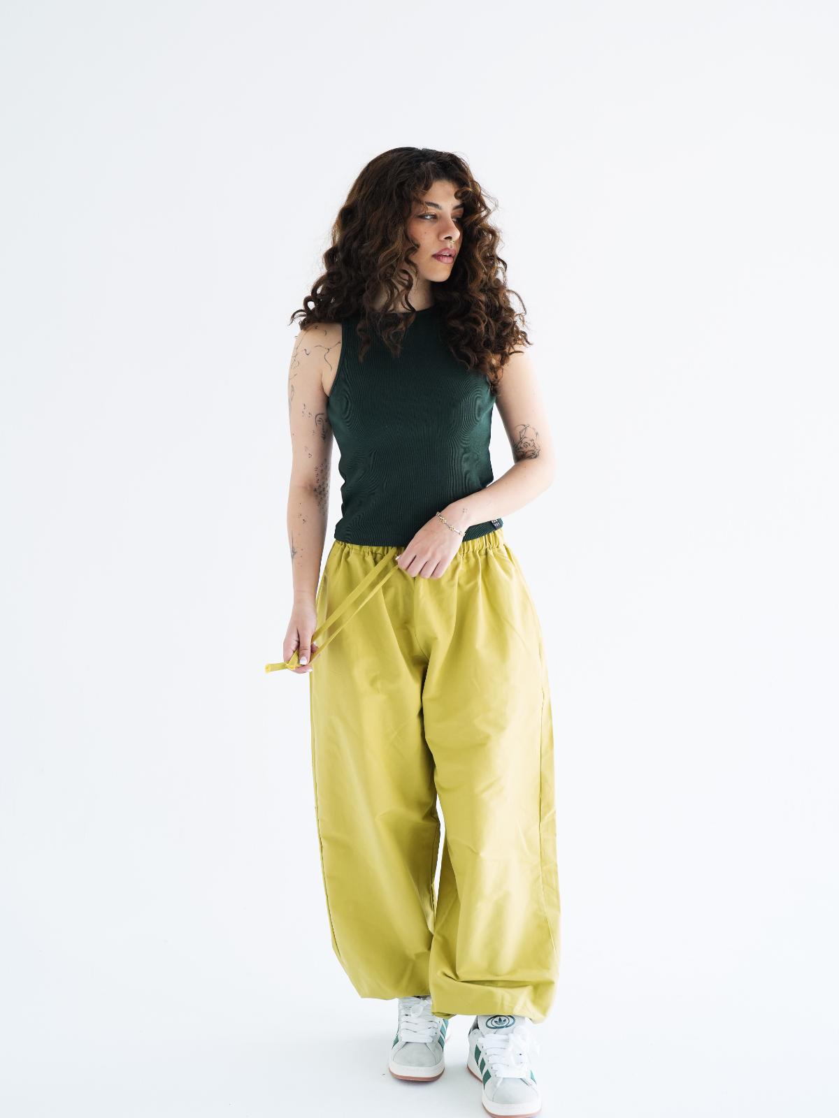 AIRY BALLON PANTS - MUSTARD YELLOW