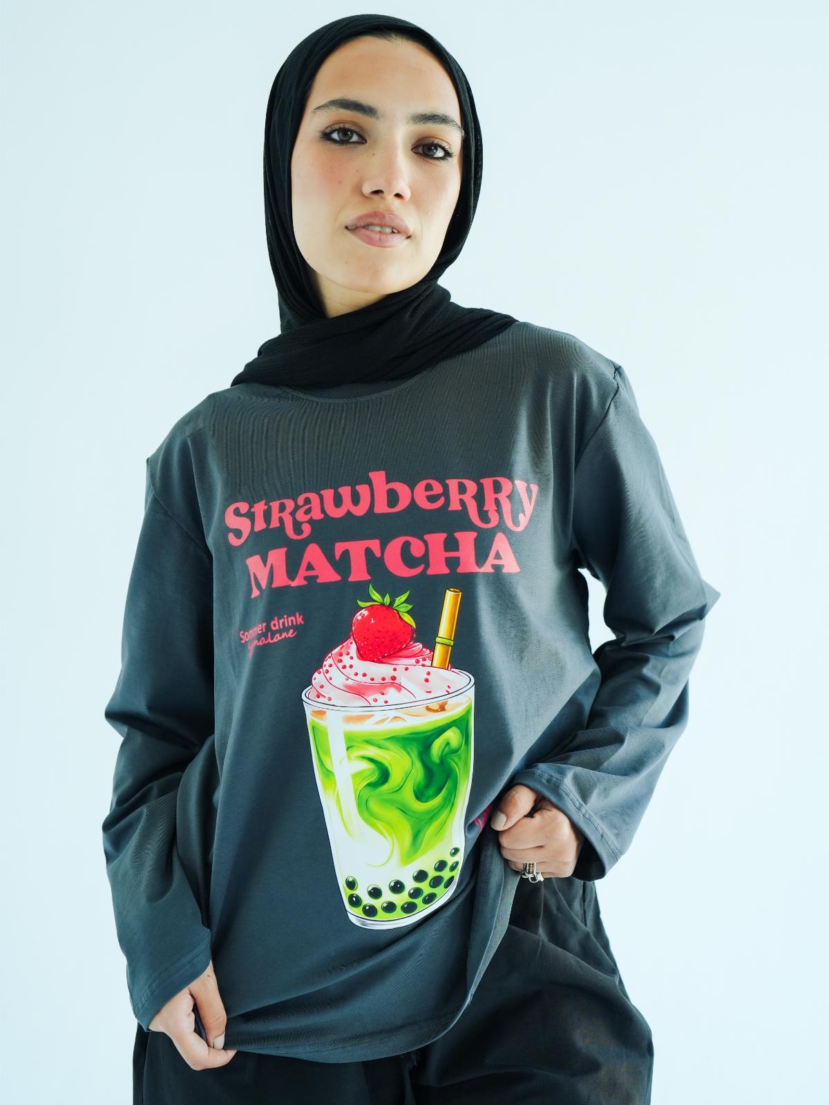 STRAWBERRY MATCHA TEE