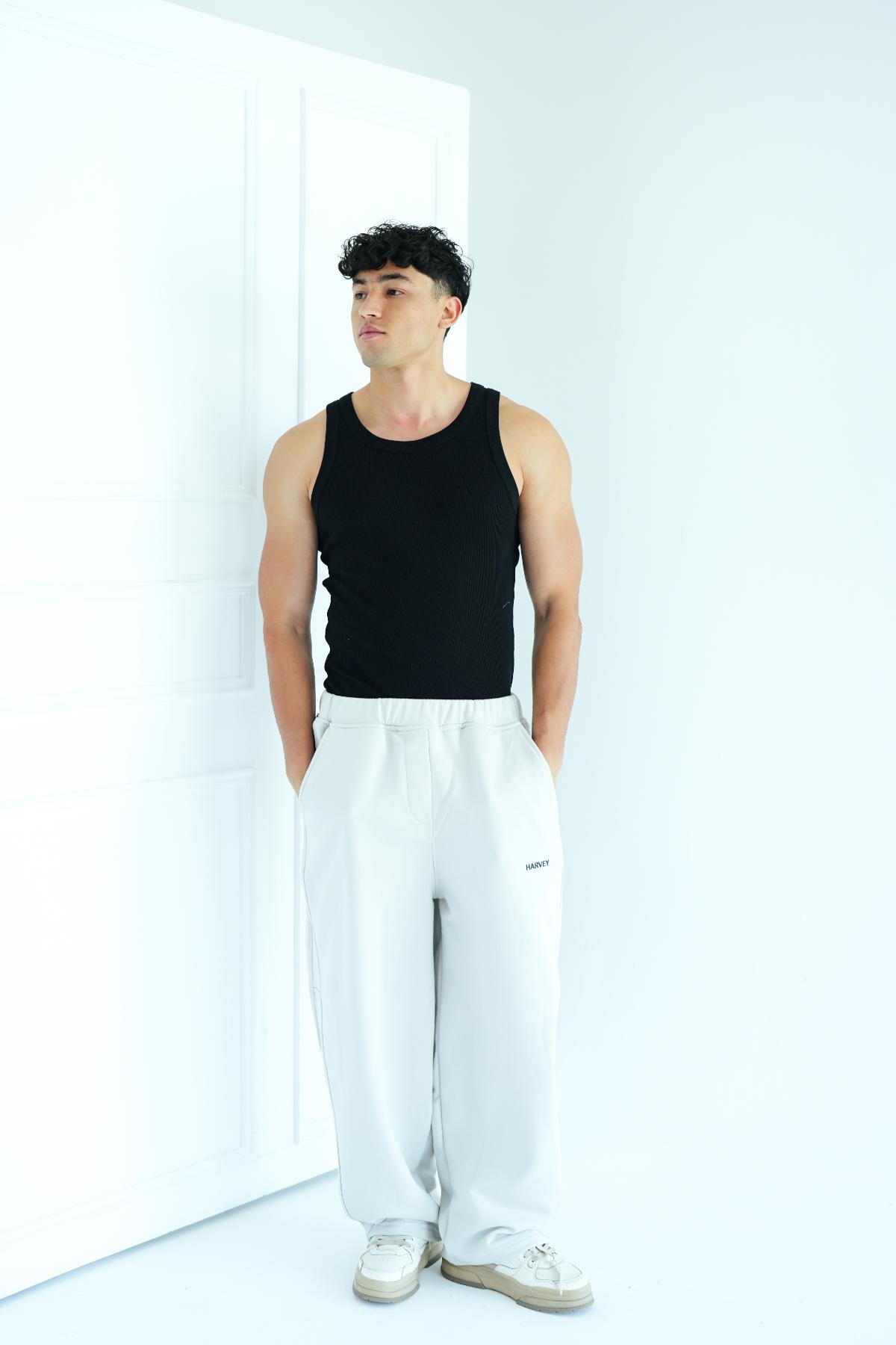 BALLOON PANTS - SILVER