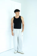 BALLOON PANTS - Silver
