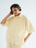 YELLOW BOXY STRIPED Shirt