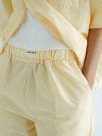 STRIPPED PANTS - Yellow
